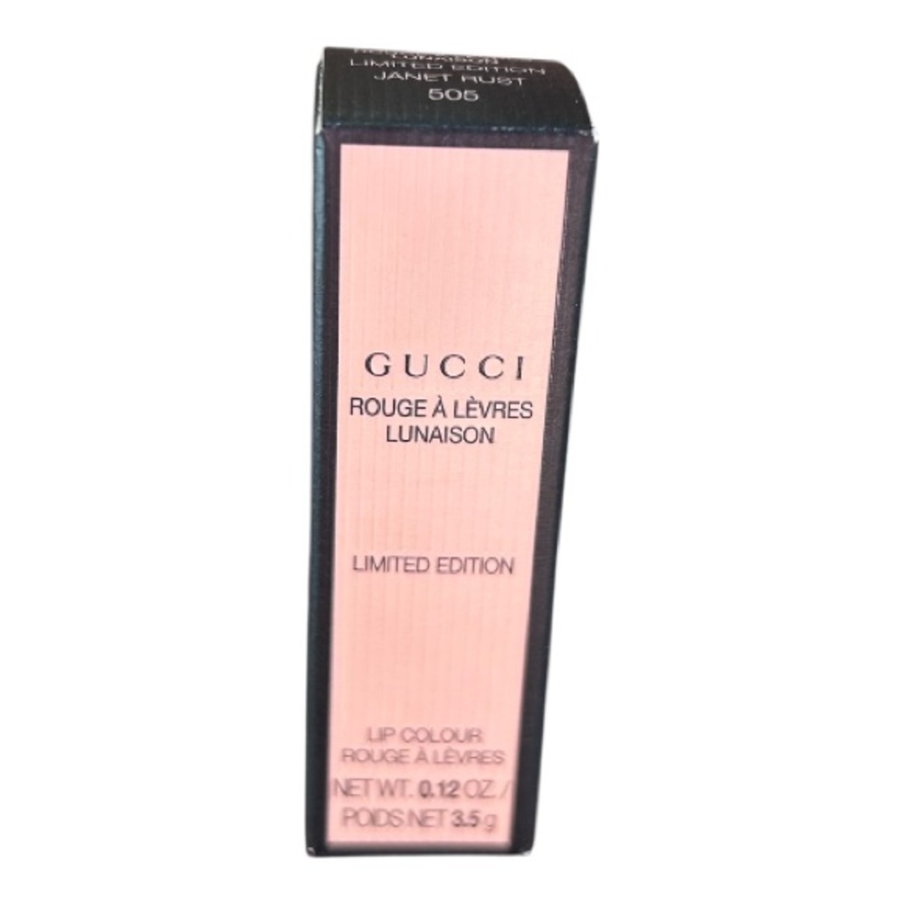 Gucci Rouge à Lèvres Lunaison Lipstick505 Janet RustLimitedEditionGoldShimmerNIB